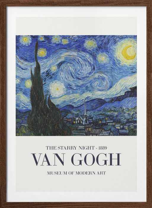 The Starry Night Framed Art Wall Decor