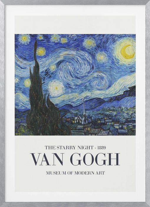 The Starry Night Framed Art Wall Decor