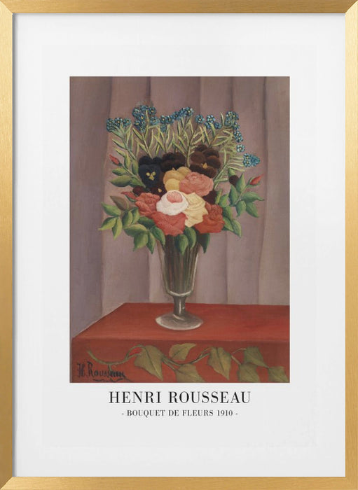 Bouquet De Fleurs 1910 Framed Art Wall Decor