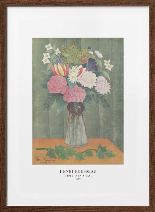 Flowers In a Vase Framed Art Wall Decor