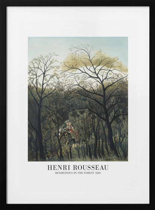 Rendezvous In The Forest Framed Art Modern Wall Decor