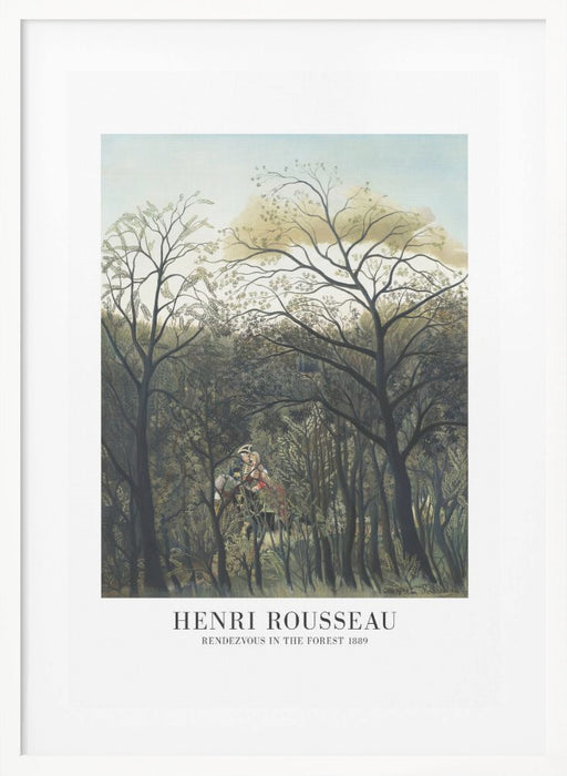 Rendezvous In The Forest Framed Art Modern Wall Decor