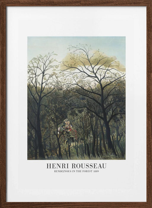 Rendezvous In The Forest Framed Art Modern Wall Decor