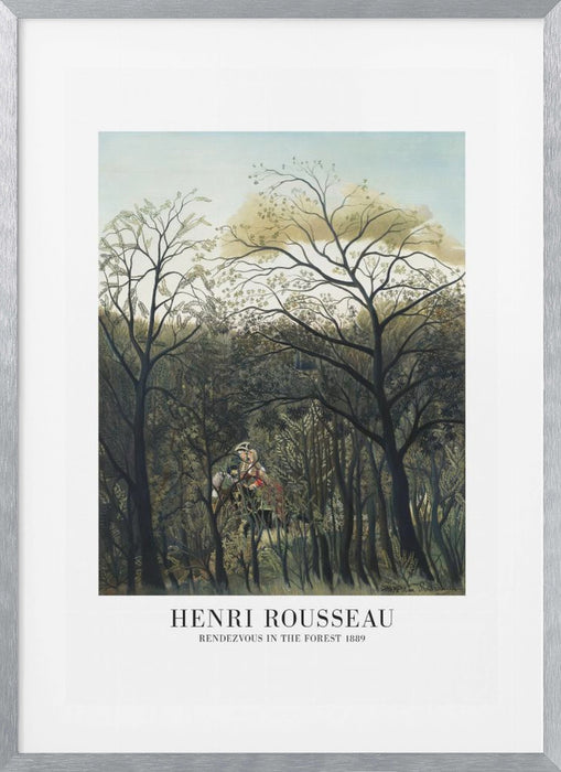 Rendezvous In The Forest Framed Art Modern Wall Decor