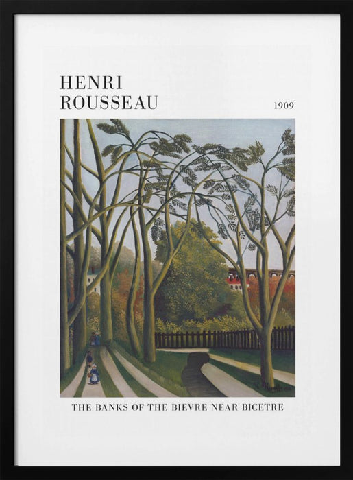 The Banks Of The Bier Near Bicetre Framed Art Modern Wall Decor