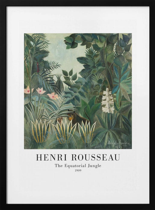 The Equatorial Jungle Framed Art Modern Wall Decor