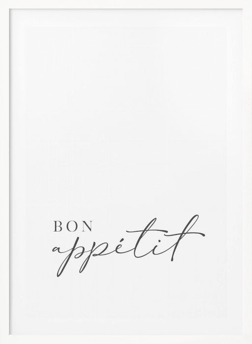 Bon appétit Framed Art Modern Wall Decor