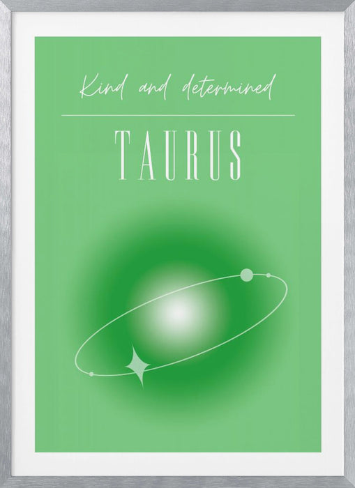 Taurus Zodiac Print Art Framed Art Modern Wall Decor