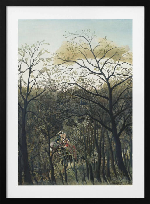 Rendezvous In The Forest Framed Art Modern Wall Decor