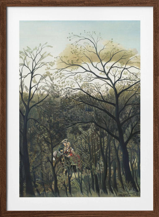 Rendezvous In The Forest Framed Art Modern Wall Decor