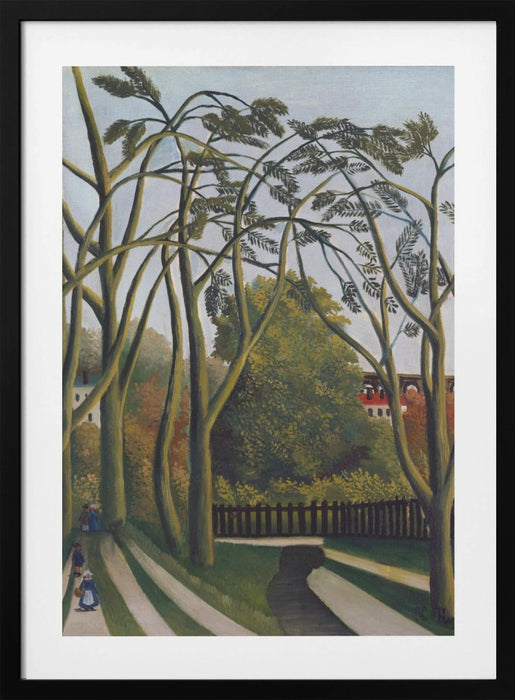 The Banks Of The Bier Near Bicetre Framed Art Wall Decor