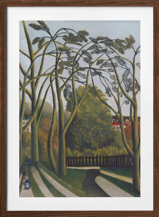 The Banks Of The Bier Near Bicetre Framed Art Wall Decor