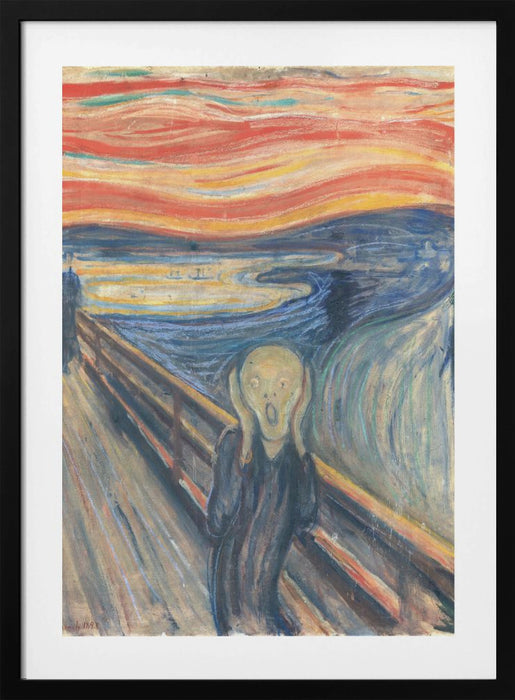 Skriet - The Scream Framed Art Wall Decor