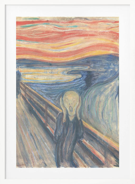 Skriet - The Scream Framed Art Wall Decor