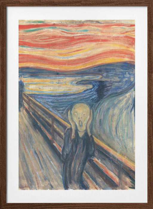 Skriet - The Scream Framed Art Wall Decor