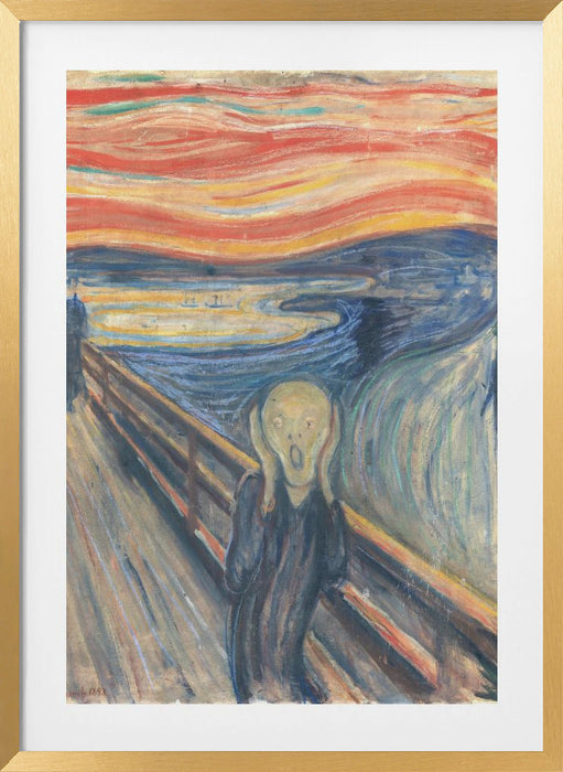 Skriet - The Scream Framed Art Wall Decor