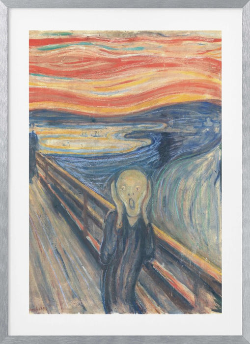 Skriet - The Scream Framed Art Wall Decor