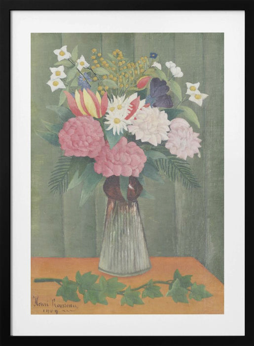 Flowers In a Vase Framed Art Wall Decor