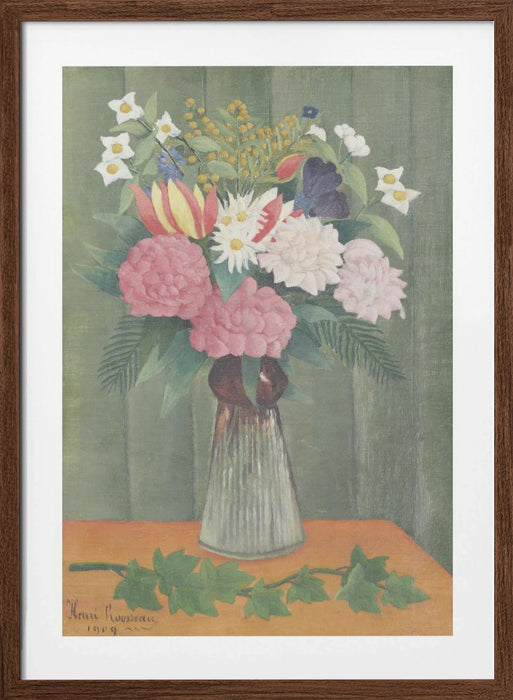 Flowers In a Vase Framed Art Wall Decor