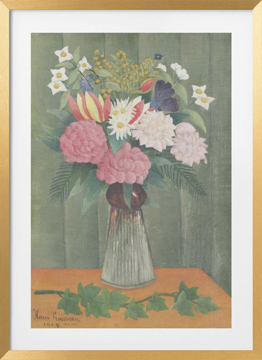 Flowers In a Vase Framed Art Wall Decor