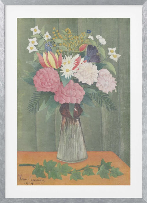 Flowers In a Vase Framed Art Wall Decor