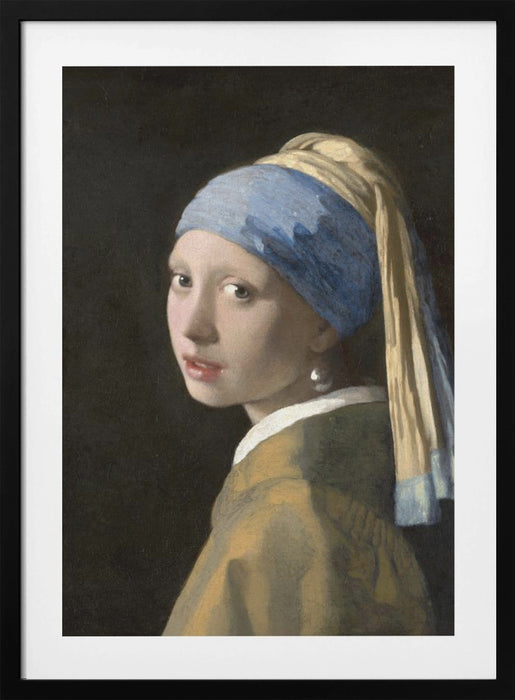 Girl with a Pearl Earring Framed Art Modern Wall Decor