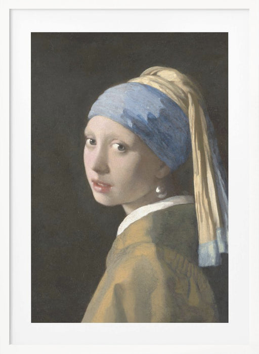 Girl with a Pearl Earring Framed Art Modern Wall Decor