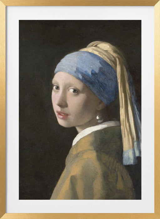 Girl with a Pearl Earring Framed Art Modern Wall Decor