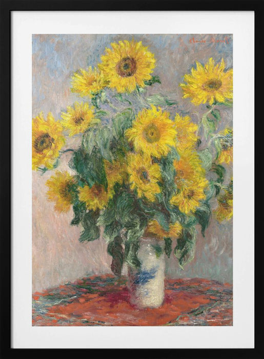 Bouquet Of Sunflowers Framed Art Wall Decor