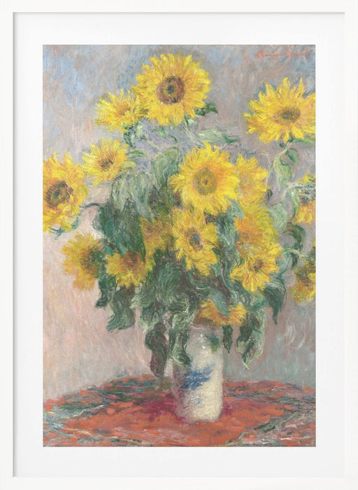 Bouquet Of Sunflowers Framed Art Wall Decor