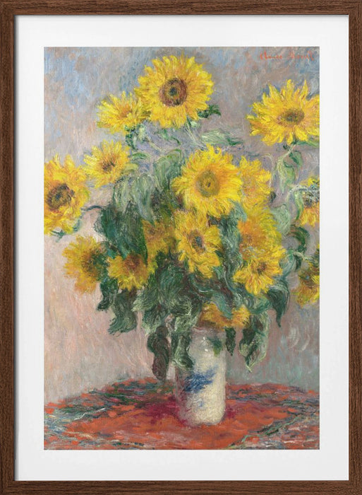 Bouquet Of Sunflowers Framed Art Wall Decor