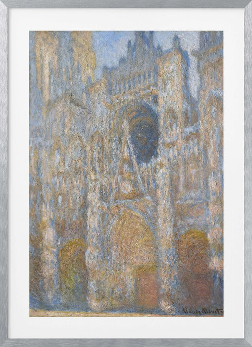 Rouen Cathedral - The Facade in Sunlight Framed Art Wall Decor