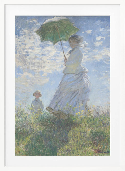 Women With Parasol Framed Art Wall Decor