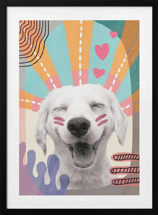 Inspired Dog Framed Art Wall Decor