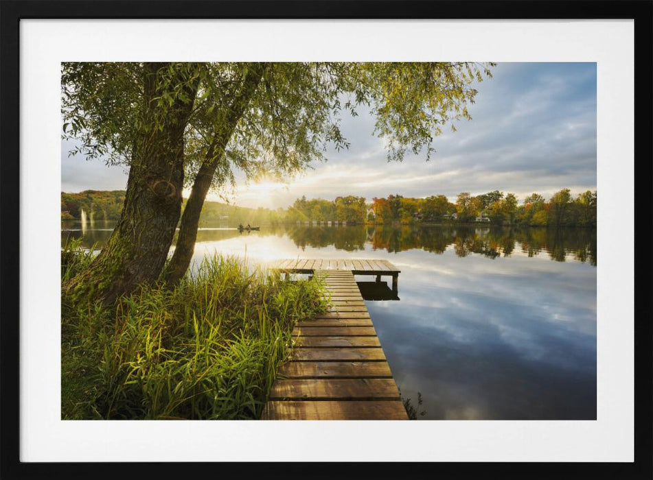 Good Morning Jetty Landscape Framed Art