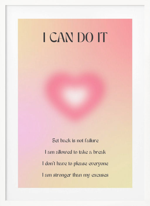 Motivational Aura Poster Framed Art Wall Decor