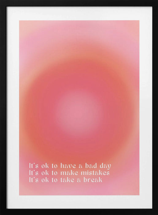 Motivational Aura Poster Framed Art Wall Decor