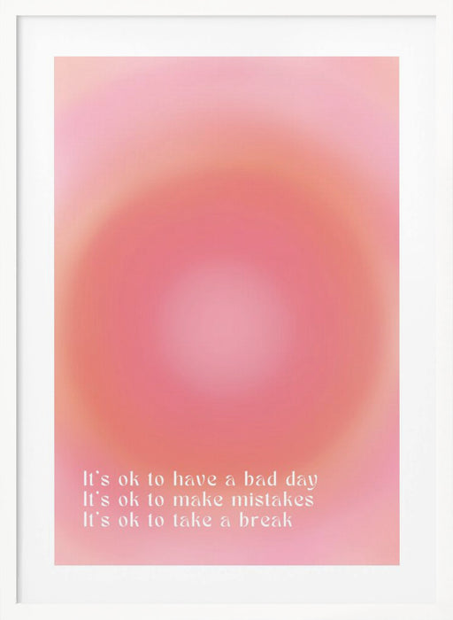 Motivational Aura Poster Framed Art Wall Decor