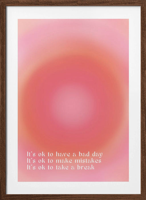 Motivational Aura Poster Framed Art Wall Decor