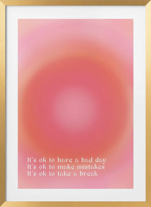 Motivational Aura Poster Framed Art Wall Decor