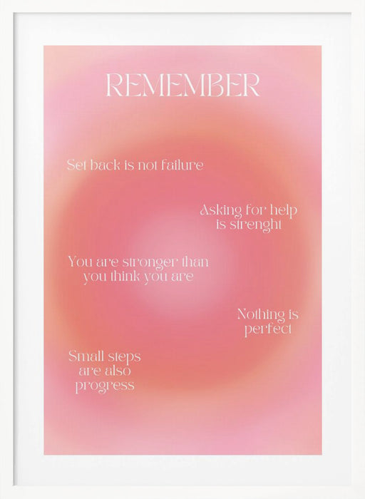 Motivational Aura Poster Framed Art Wall Decor