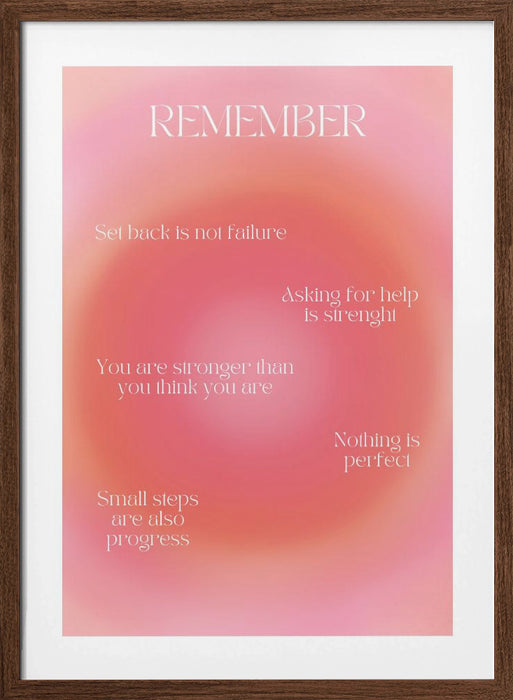 Motivational Aura Poster Framed Art Wall Decor