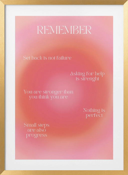 Motivational Aura Poster Framed Art Wall Decor