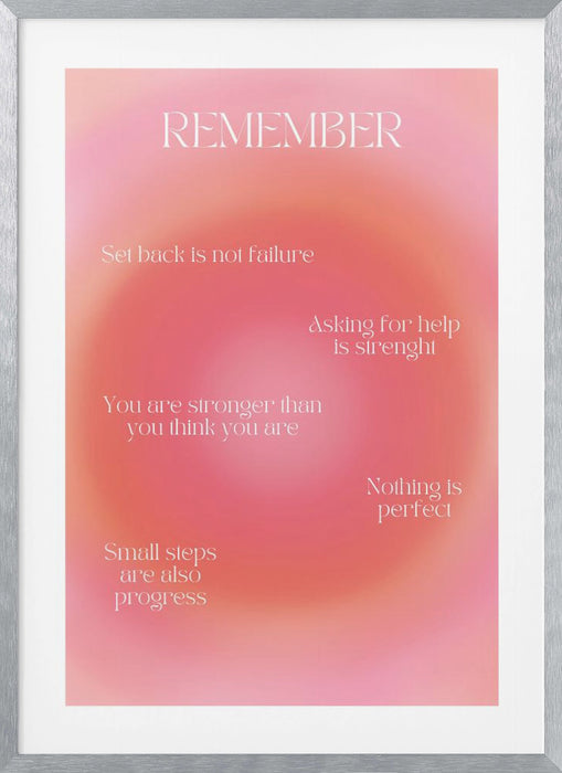 Motivational Aura Poster Framed Art Wall Decor