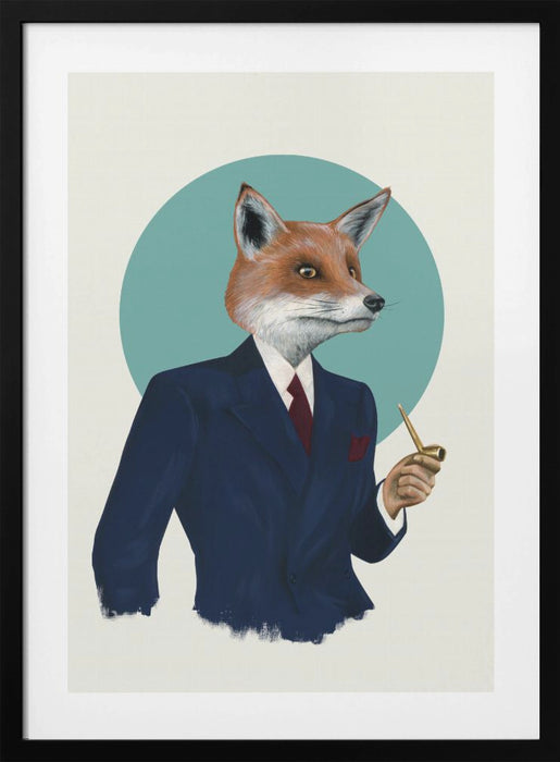 Mr Fox Framed Art Wall Decor