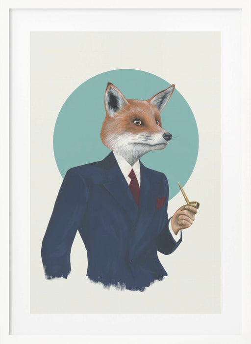 Mr Fox Framed Art Wall Decor