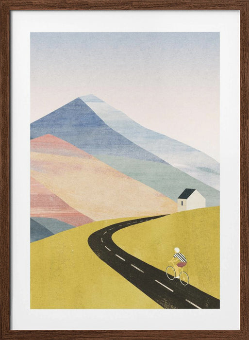 Cycling Home Framed Art Modern Wall Decor