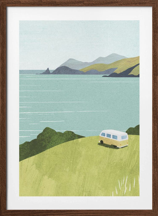 Van Life Framed Art Modern Wall Decor