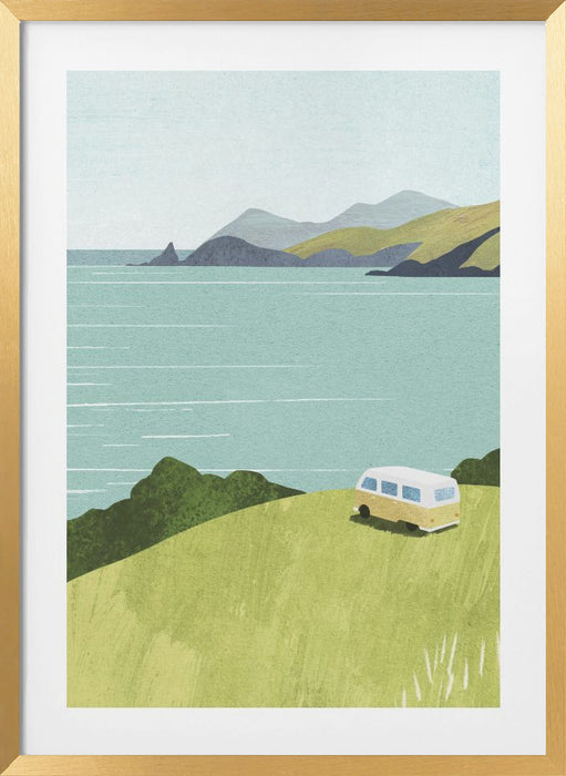 Van Life Framed Art Modern Wall Decor