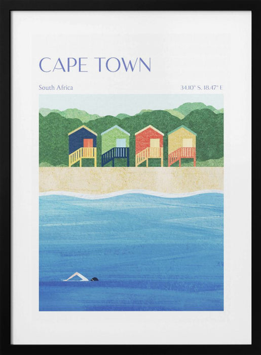 Cape Town, South Africa Framed Art Modern Wall Decor